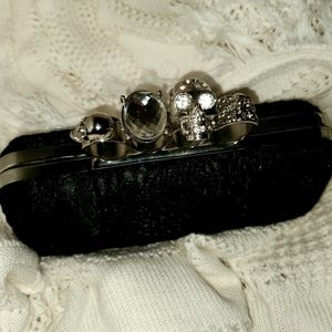 Sequin Knuckles Clutch Purse